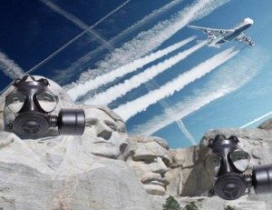 chemtrails on Mount Rushmore