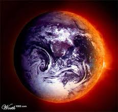 earth burning