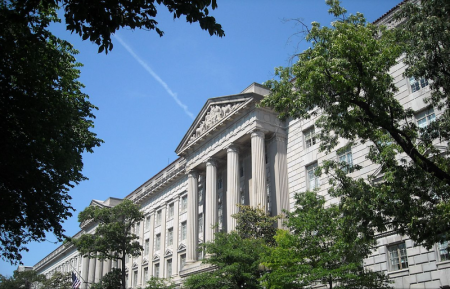 Commerce Department building in Washington, D.C.