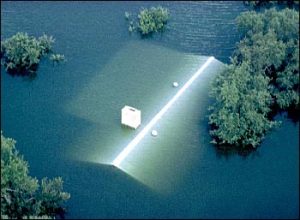 flooded house